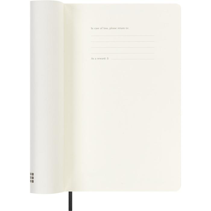 Moleskine Határidőnapló 2024 12 Hónap Heti Puha Fekete "L"