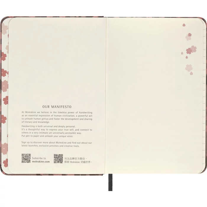 Moleskine Notesz Sakura Kemény "P" Vonalas