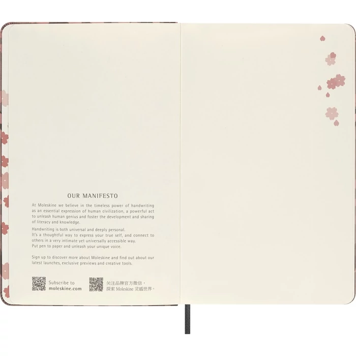 Moleskine Notesz Sakura Kemény "L" Vonalas