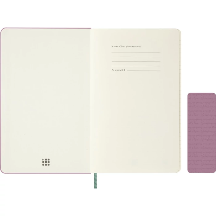 Moleskine Notesz Kemény Rózsaszín "L" Méret Vonalas