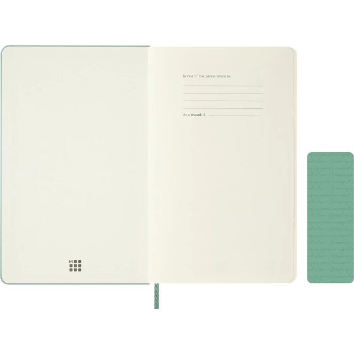 Moleskine Notesz Kemény Zsálya Zöld "L" Méret Sima